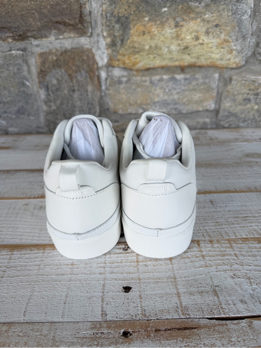 Vionic Elise Women's Leather Casual Comfort Sneakers-NWT - Picture 4 of 7